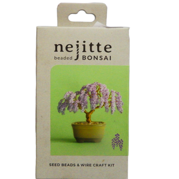 Nejitte Beaded Bonsai Wisteria Seed Bead & Wire Craft Kit