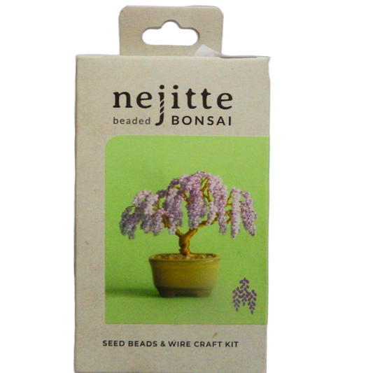 Nejitte Beaded Bonsai Wisteria Seed Bead & Wire Craft Kit