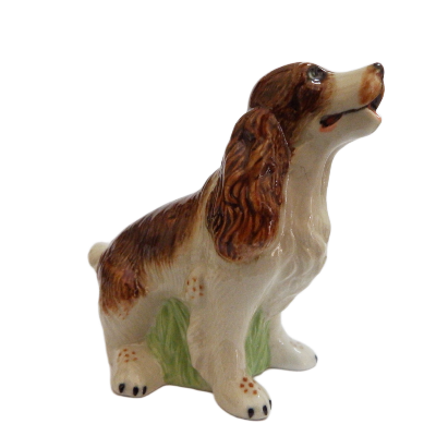 Spaniel Big Ceramic Figurine