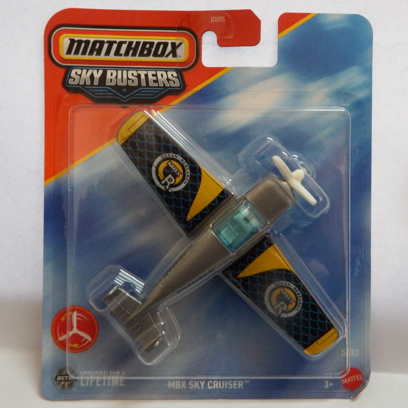 Matchbox Sky Busters MBX Sky Cruiser toy airplane in packaging