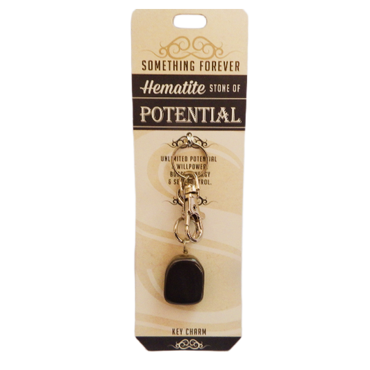 Hematite Key Charm Something Forever Jewellery