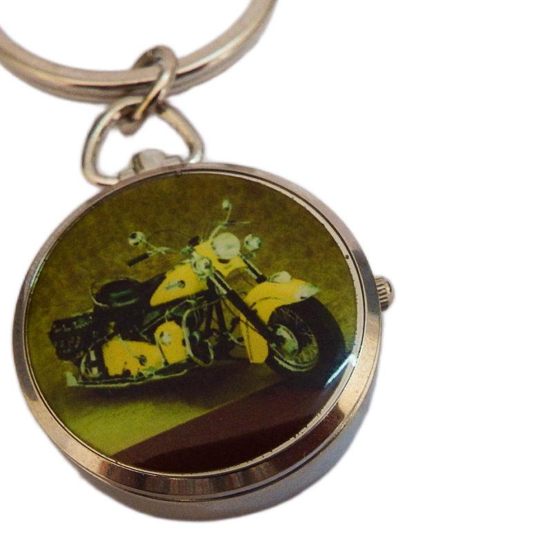 image close up Indian Moror cycle Clock Kering