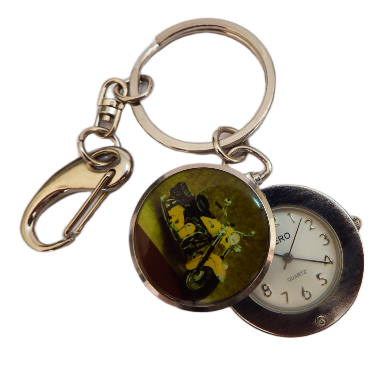 image Nero Clock Indian Belt Clip Keyring