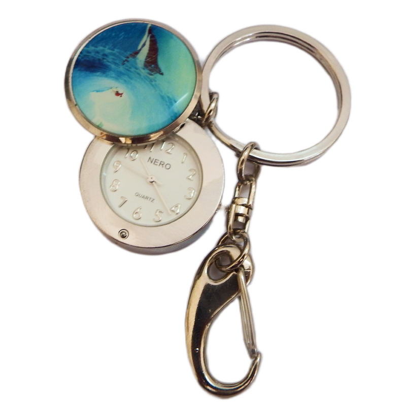 image nero clock keychain wave dolphin