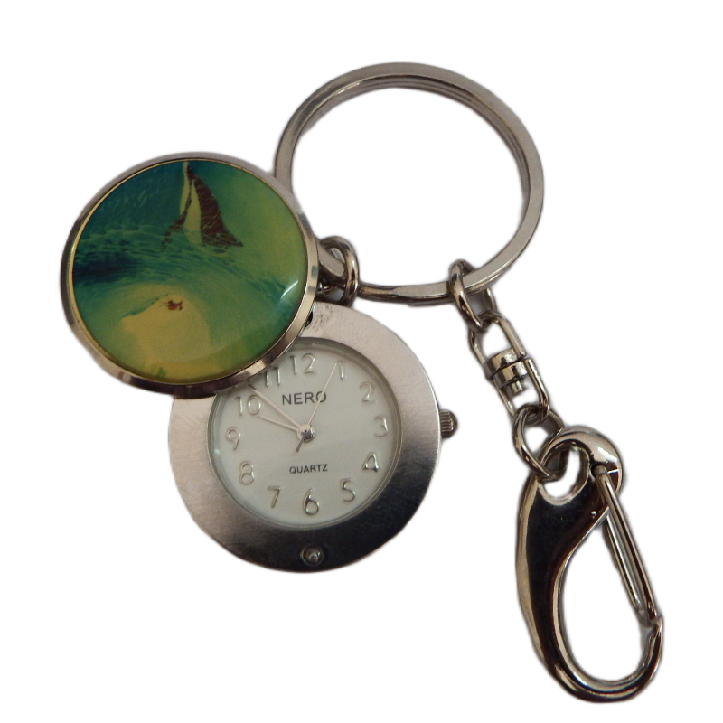 image nero clock keychain wave dolphin