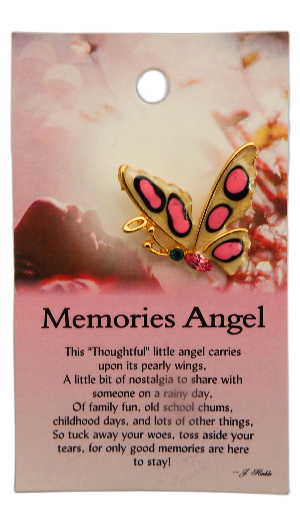 Memories Guardian Angel Pin