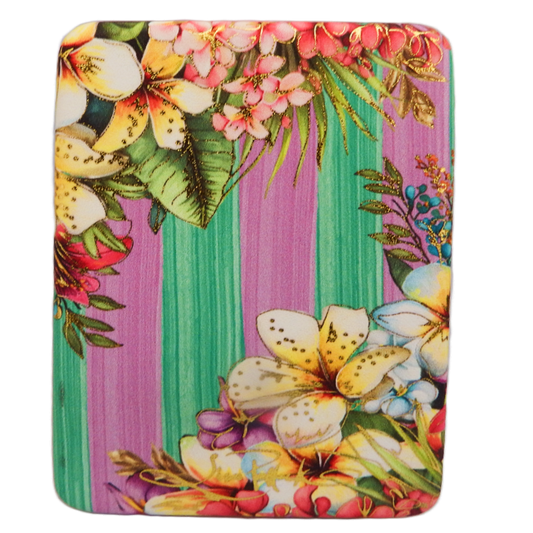 Lisa Pollock Small Jewellery Case 7X10cm Paradise Bloom