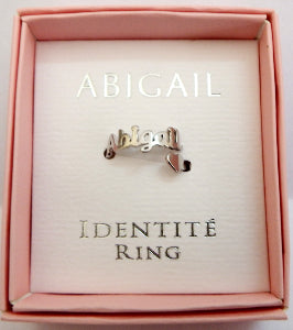 Identity Female Rings Identite Ring personalised name adjustable ring – GiftAffaire