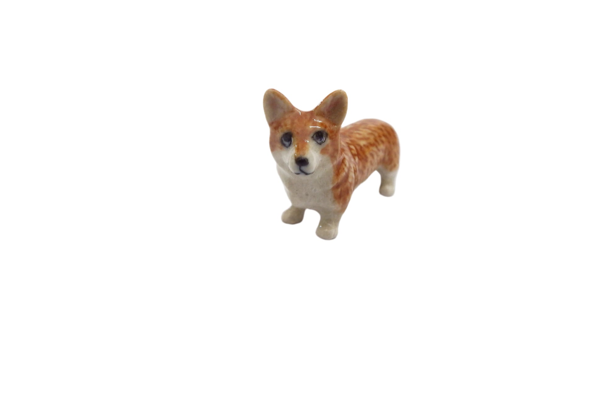 Corgi Mini Miniature Porcelain Figurine