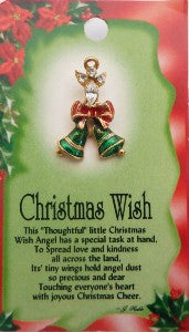 Christmas Wish Guardian Angel Pin