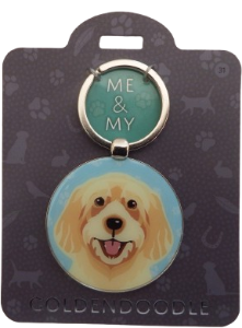 Me & My Pet Dog Keyring Goldendoodle