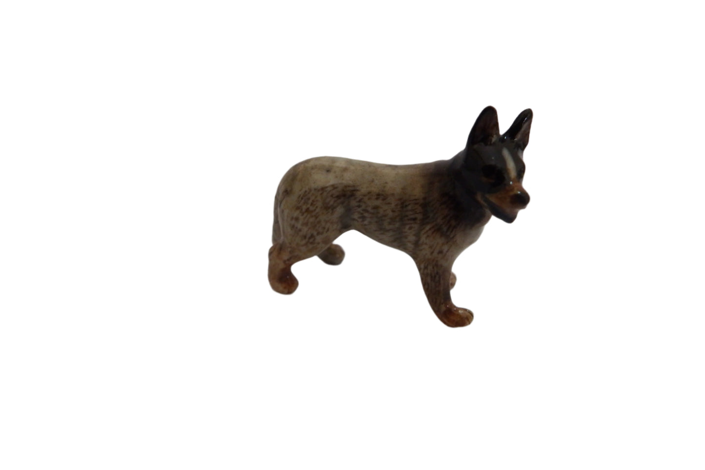 Australian Cattle Dog Standing Mini porcelain Figurine