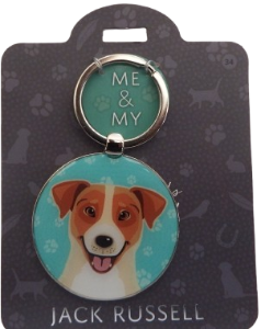 me & My Pet Dog Keyring jack Russell