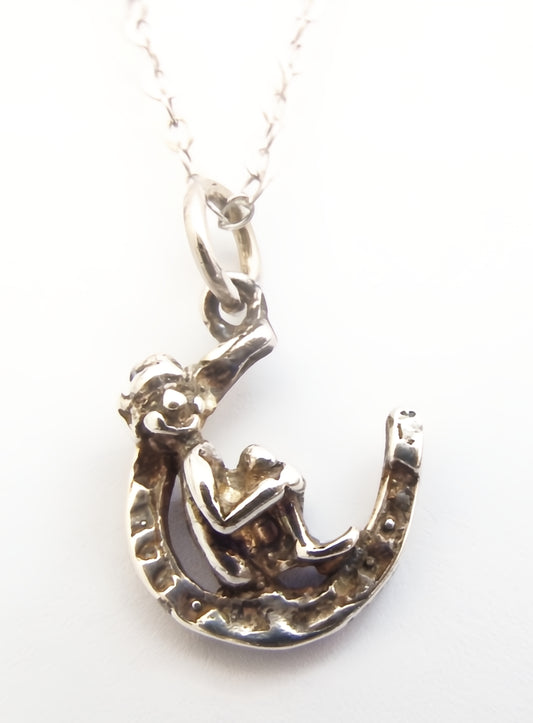 Cornish Piskie  Sterling Silver necklace