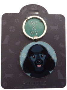 Me & My Pet Dog Keyring Poodle