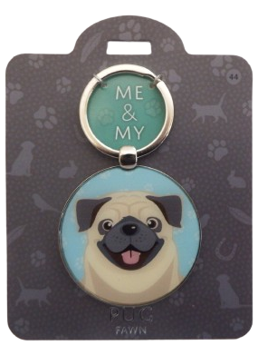 Me & My Pet Dog Keyring Pug Fawn