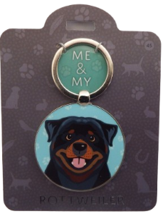 Me & My Pet Dog Keyrings Rottweiler