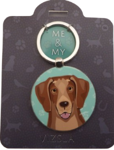 Me & My Pet Dog Keyring Vizsla