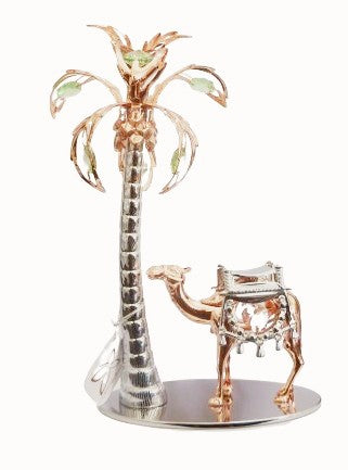 image Crystocraft Camel with Palm Tree - Rose Gold / Silver