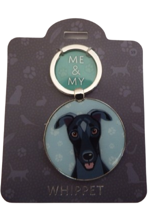 Me & My Pet Dog Keyring Whippet