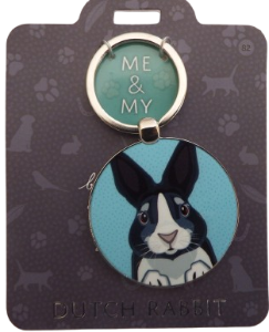 Me & My Pet Animal Keyring Dutch Rabbit