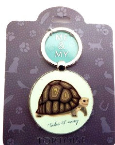 Me & my Pet Animal Keyring Tortoise take it easy