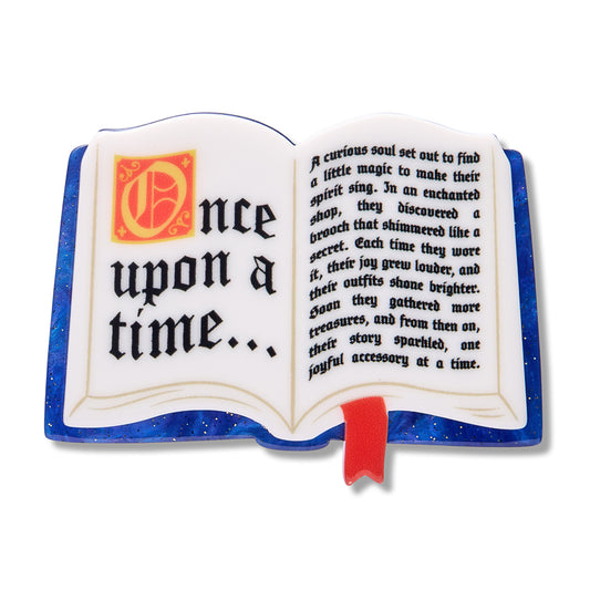 Open Book Simplified Erstwilder Brooch