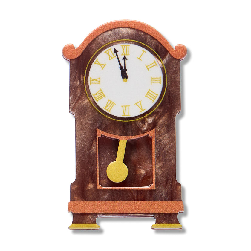 Clock Simplified Erstwilder Brooch