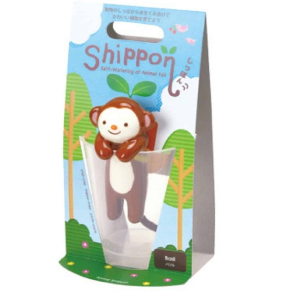 Shippon Self Watering Animal Tail Monkey-basil
