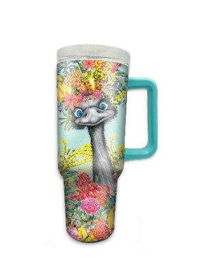 Lisa Pollock Mugmazing Emu Koala Stainless steel mug