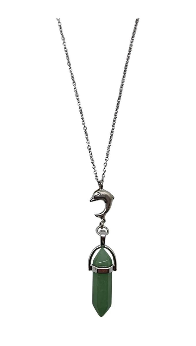 N237A Dolphin Point Pendant Feature Charm Dolphin