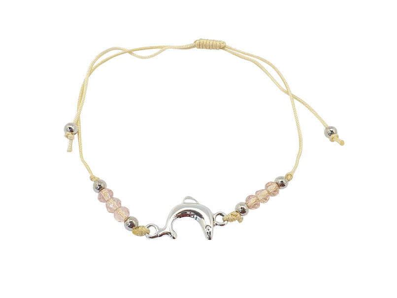 NB11 Braclet cotton dolphin charm