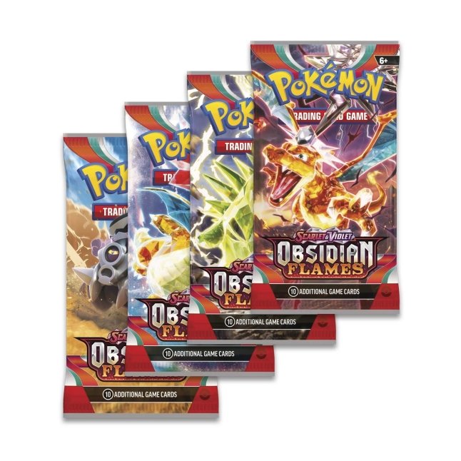 image Pokemon Scarlet And Violet Obsidian Flames Cards  booster packs