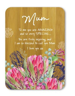 Lisa Pollock Plaque Mum Blush Beauty