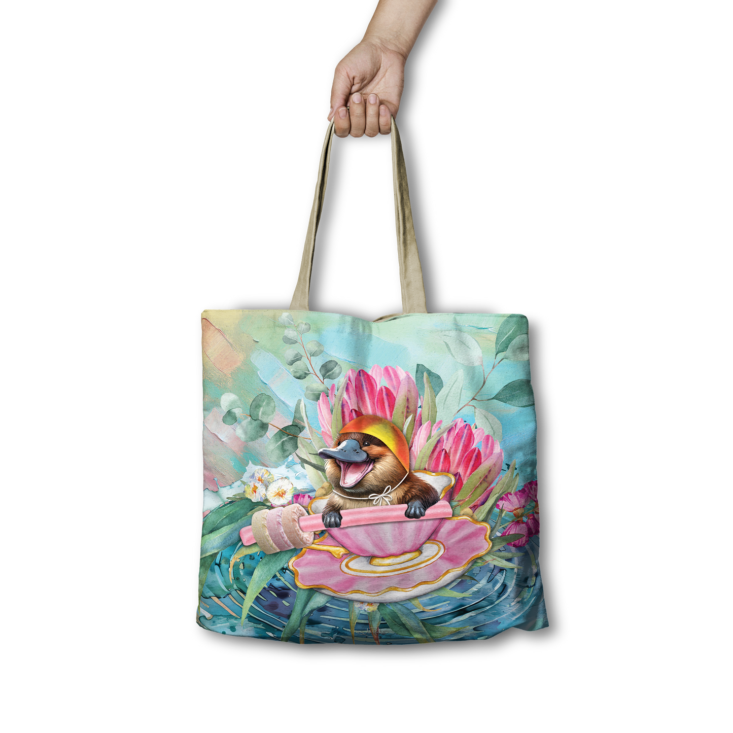 Lisa Pollock Shopping Bags Live Saver Platypus