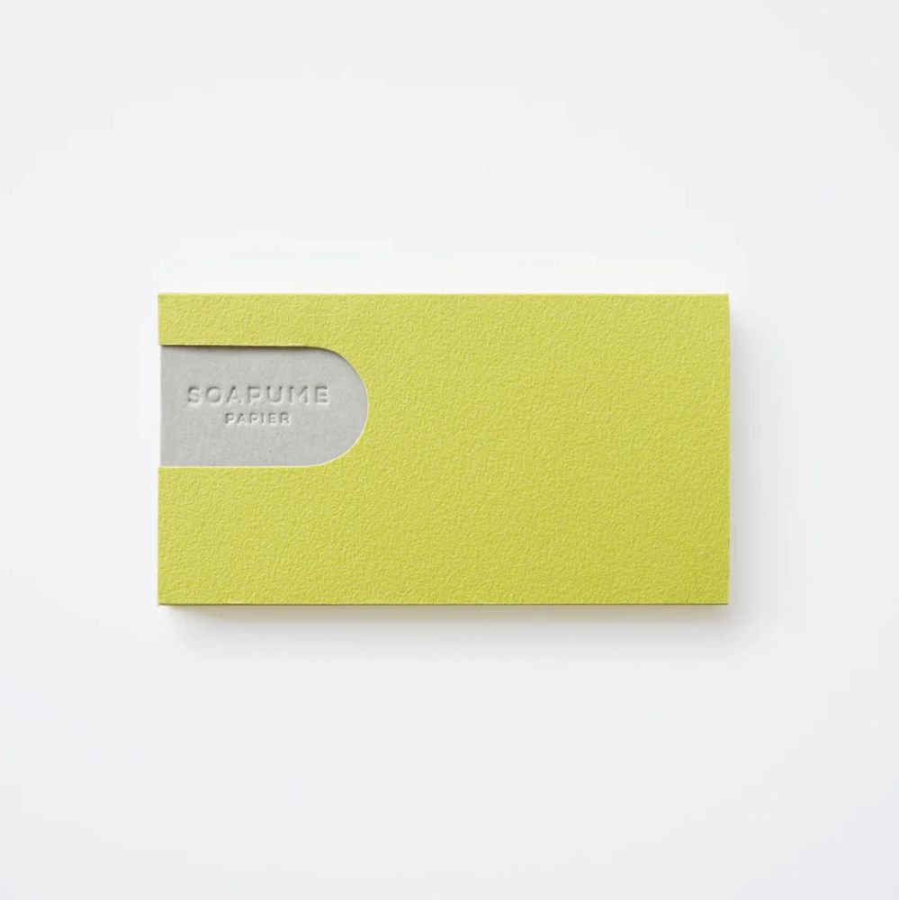 Soapume Soap paper soap Sheets Citron