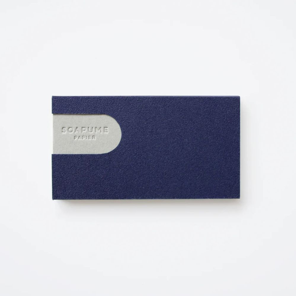 Soapume Paper Soap Sheets Indigo
