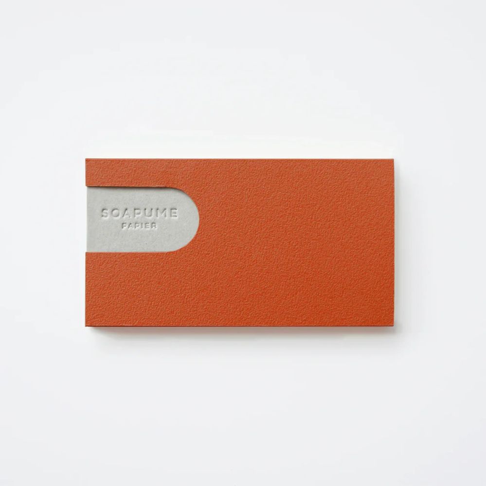 Soapume Paper Soap Sheets Mandarin