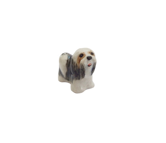 Shih Tzu Mini porcelain Dog Figurine