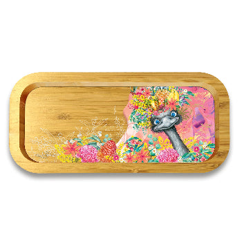 Lisa Pollock Trinket Tray Happy Emu