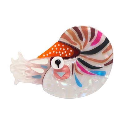 The Cryptic chambered nautilus Erstwilder Brooch