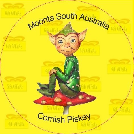 Vinal Sticker cornish Piskey Moonta South Australia