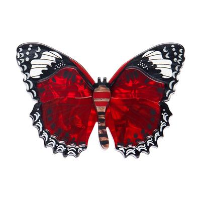 image Wings Laced in Red erstwilder brooch