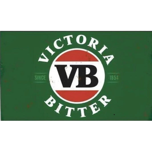 Vb 2 Embossed  Metal Sign