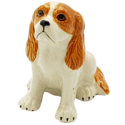 King Charles spaniel Large Ceramic Figurine