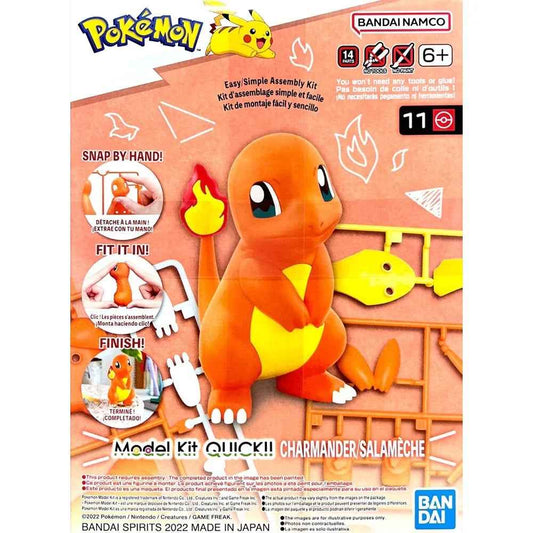 Bandai Pokemon Charmander  Quip Model Kits