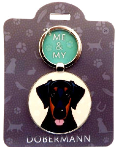 Me & My Pet Dog Keyring Dobermann