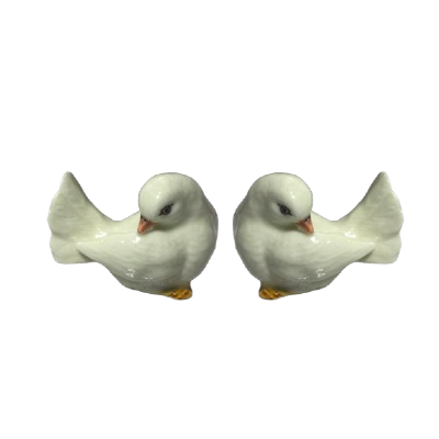 two white doves