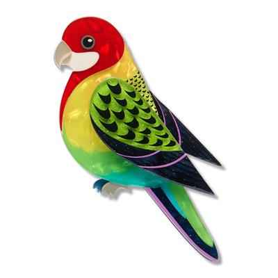 Eastern Rosella Erstwilder Brooch