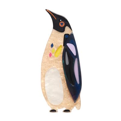 The Emboldened Emperor Penguin Erstwilder Brooch